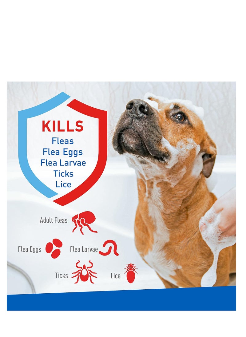 ADAMS Adams Plus Flea & Tick Shampoo with Precor for Cats, Kittens, Dogs & Puppies Over 12 Weeks Of Age |Sensitive Skin Flea Treatment |Kills Adult Fleas, Flea Eggs, Ticks, and Lice |24 Oz, Pump Included  - Image 3