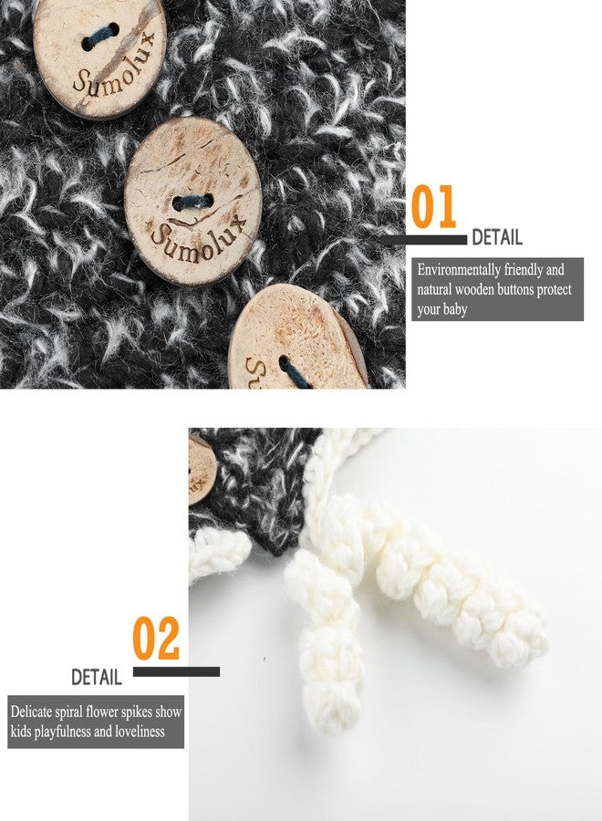 Sumolux Winter Kids Warm Cat Animal Hats Knitted Coif Hood Scarf Beanies for Autumn Winter - Image 4