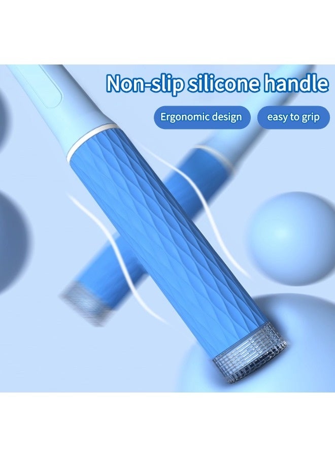 ShebSheb Kid's Soft Beaded Jump Rope, Skipping Rope For Girls And Boys, Non-Slip Handles, Safe Soft Beads, Anti-Tangle Segmented Rope, Suitable For Kid's Training, Keeping Healthy. - Image 3