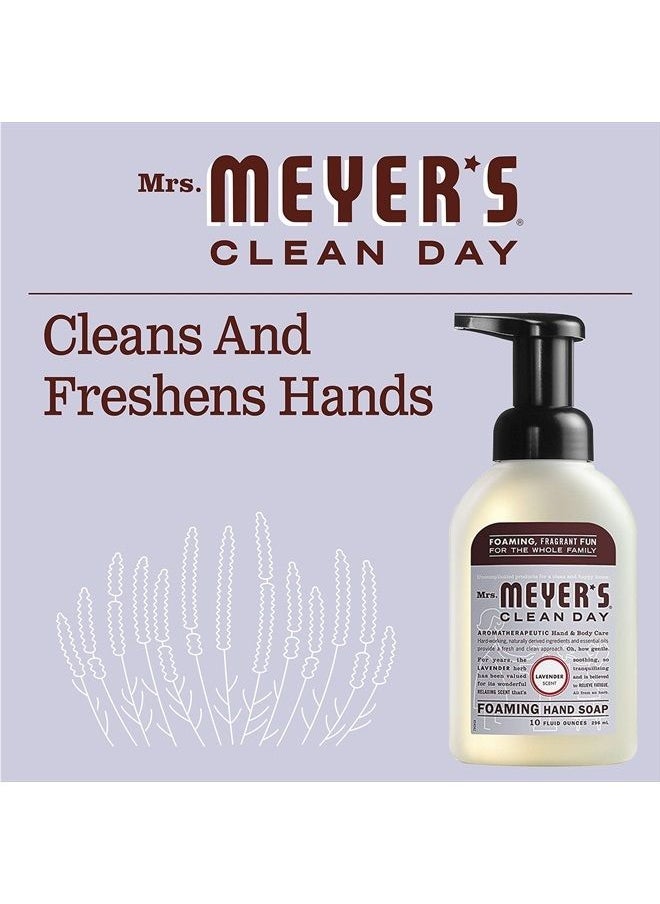 Mrs. Meyer's Clean Day Mrs. Meyer's Clean Day Foaming Hand Soap, Lavender Scent, 10 Fl oz (Pack of 2)  - Image 4