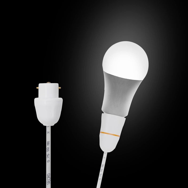SeCro Bulb Holder B 22 Socket with Flexible Wire & Adaptor Plug for Multipurpose Use Experiments,Parties,Festive Decorations,Diwali,Christmas,etc (5 Meter) - Image 5