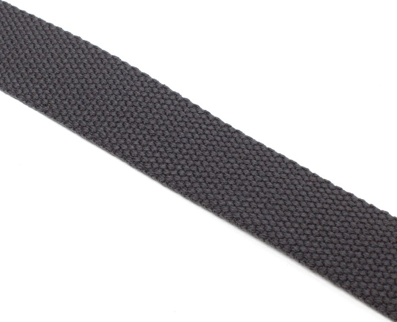BC Belts Canvas Web Belt Military Style with Black Buckle and Tip 56" Long Many Colors (Charcoal) - Image 4