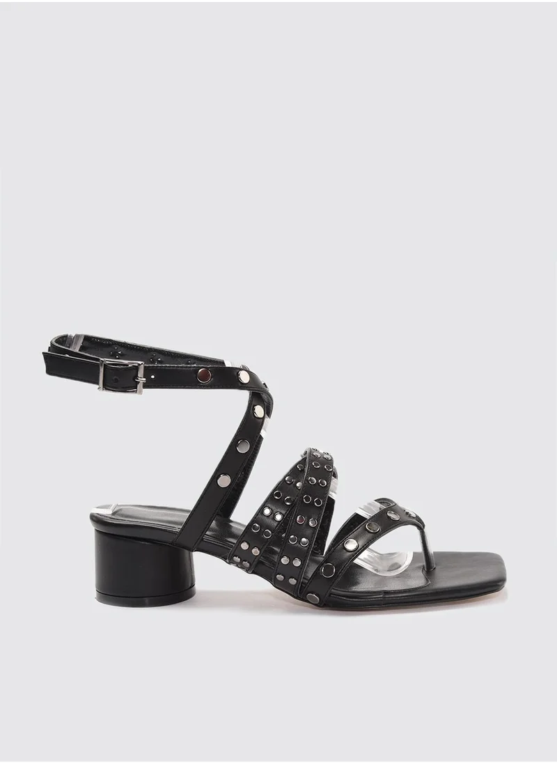 trendyol Ankle Strap Block Heel Sandal