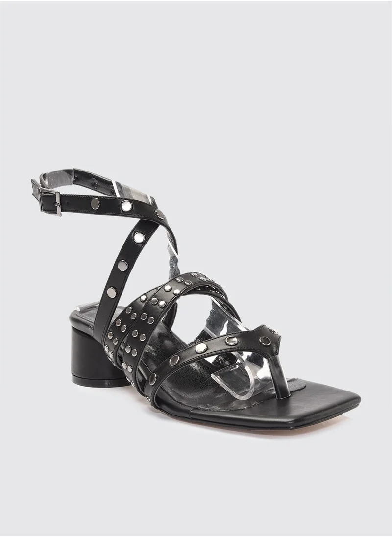 trendyol Ankle Strap Block Heel Sandal