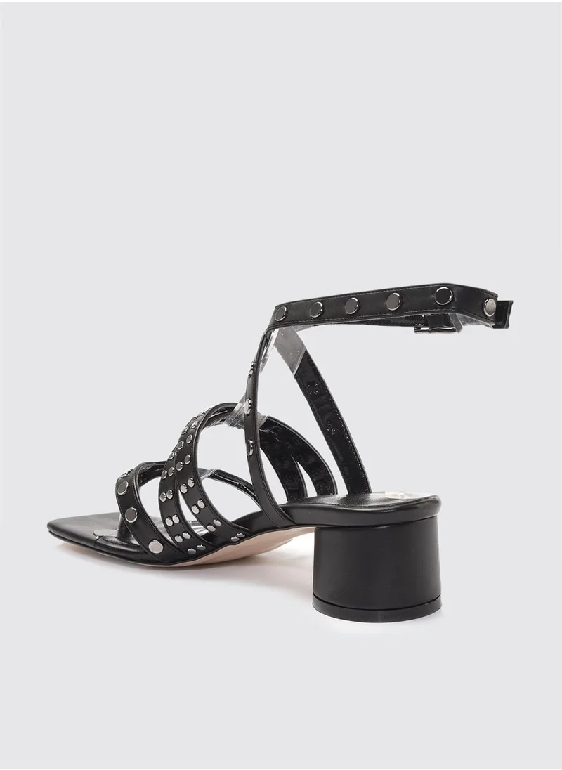 trendyol Ankle Strap Block Heel Sandal