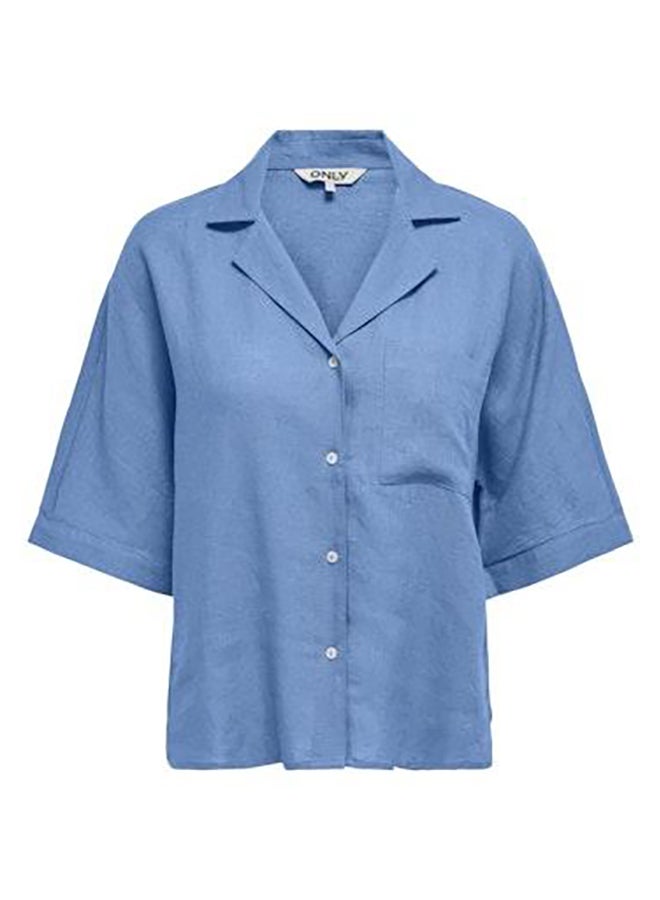 ONLY Onlbruxelles Ss Linen Bl Shirt Pnt Noos - Image 1
