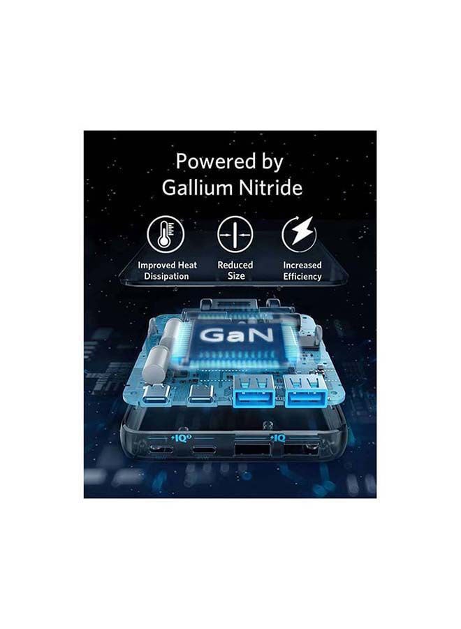 Anker USB C Plug, 543 (65W II) PIQ 3.0 and GaN, 4-Port Fast Wall Charger with Dual Type C Ports (45W Max) for Efficient Charging, Compatible with MacBook, iPad, iPhone, USB C Laptop, and More - Image 5