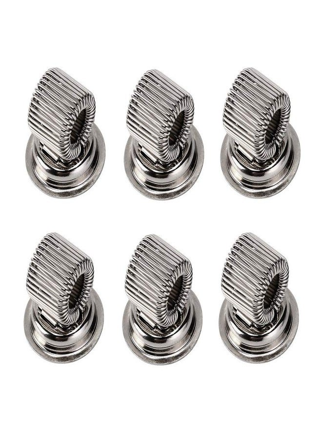 Tvoip 6Pcs Pen Magnet Holder Stainless Steel Magnetic Pen Holder for Fridge,whiteboard - Use as Magnetic Whiteboard Accessory, Marker or Pen Magnet - Image 1