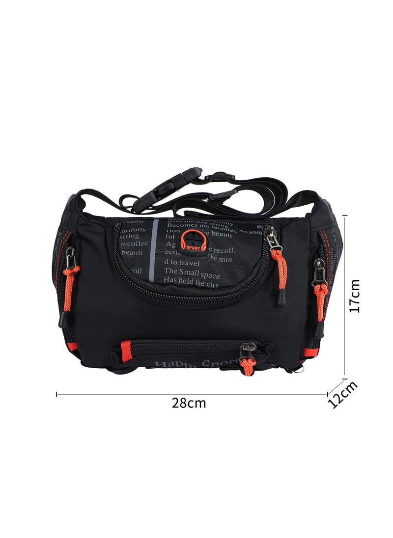 SYOSI SYOSI Sling Bag Shoulder Bag Chest Bag Pack, Multi Pockets Waist Pack Bag Multifunctional Messenger Bag Waterproof Crossbody Bag Rucksack Sports Daypack for Outdoors Sports Cycling and Daily  - Image 5