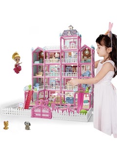 Beauenty Dollhouse,Dream House for Girls Pretend Toys-5 Story 19 Rooms Dollhouse,Toddler Playhouse DIY Building Kids Gift for for 3-10 Year Old Girls.  - Image 2