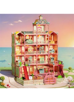 Beauenty Dollhouse,Dream House for Girls Pretend Toys-5 Story 19 Rooms Dollhouse,Toddler Playhouse DIY Building Kids Gift for for 3-10 Year Old Girls.  - Image 1