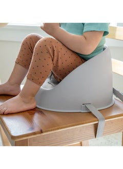 ingenuity My Spot Easy-Clean Booster Seat – Easy to Clean, Lightweight, Attaches to Most Chairs, Grey (6–36 Months)  - Image 5