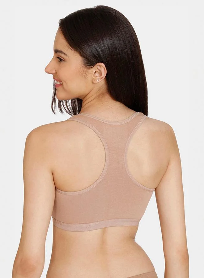 zivame Set of 2 - Zivame Non-Padded Non-Wired Teen Bra with Racerback