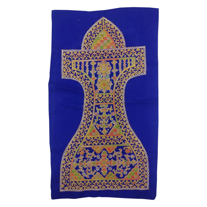 Garvi Gurjari A Gujarat Govt Enterprise Multicolor Hand Embroidered YokePatchGGCMEP14 - Image 1