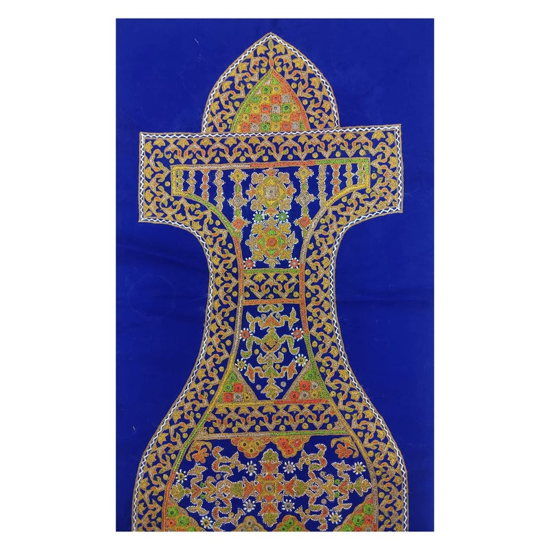 Garvi Gurjari A Gujarat Govt Enterprise Multicolor Hand Embroidered YokePatchGGCMEP14 - Image 2
