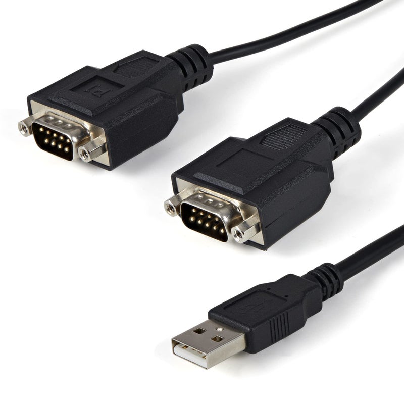 Startech.com StarTechcom 6ft 18m 2Port FTDI USB to Serial RS232 Adapter Cable with COM Retention USB to RS232 Adapter TAA - Image 2