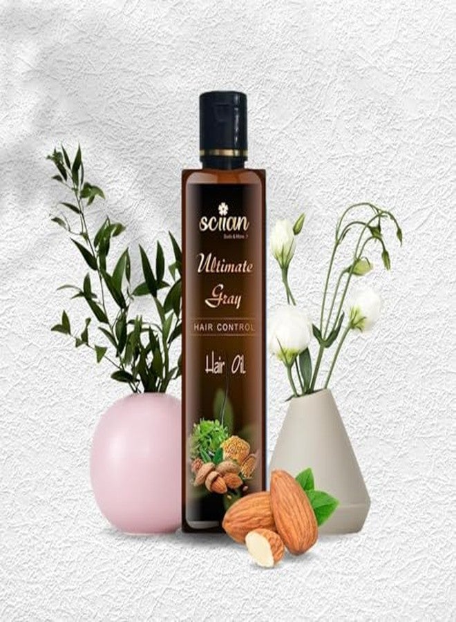 SCIIAN Almond Hair Oil-100ml | Pure Almond (Rogan Badam) Hair Oil | Enriched with Vitamin E | Chemical & Preservative Free | Mineral Oil | Prevent Split Ends & Strengthens Hair | For Soft & Shiny Hair - Image 3