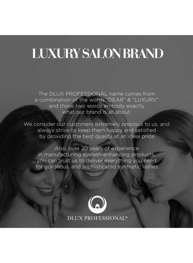 DLUX PROFESSIONAL Eyelash Extension Glue For Professionals 8 Weeks Retention 1 Sec Drying Time Latex Free Semi Permanent Individual & Volume Lash Extension Glue - Image 4