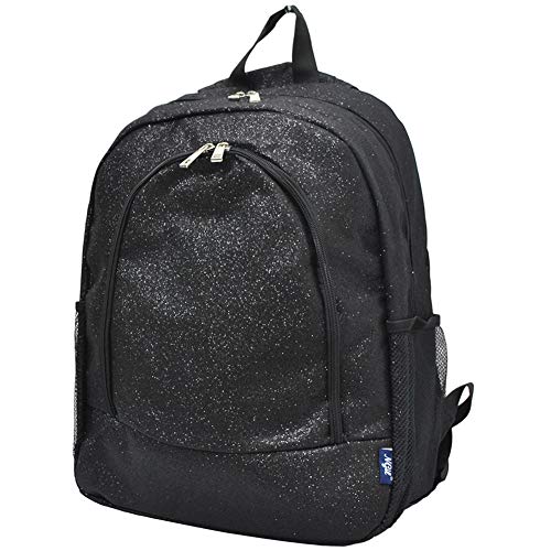NGIL Canvas School Backpack (Glitter-Black) - Image 1