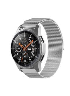 Replacement Strap For Huami Amazfit GTS 20mm / Bip U Pro Milanese Magnetic Metal Watch Band Silver