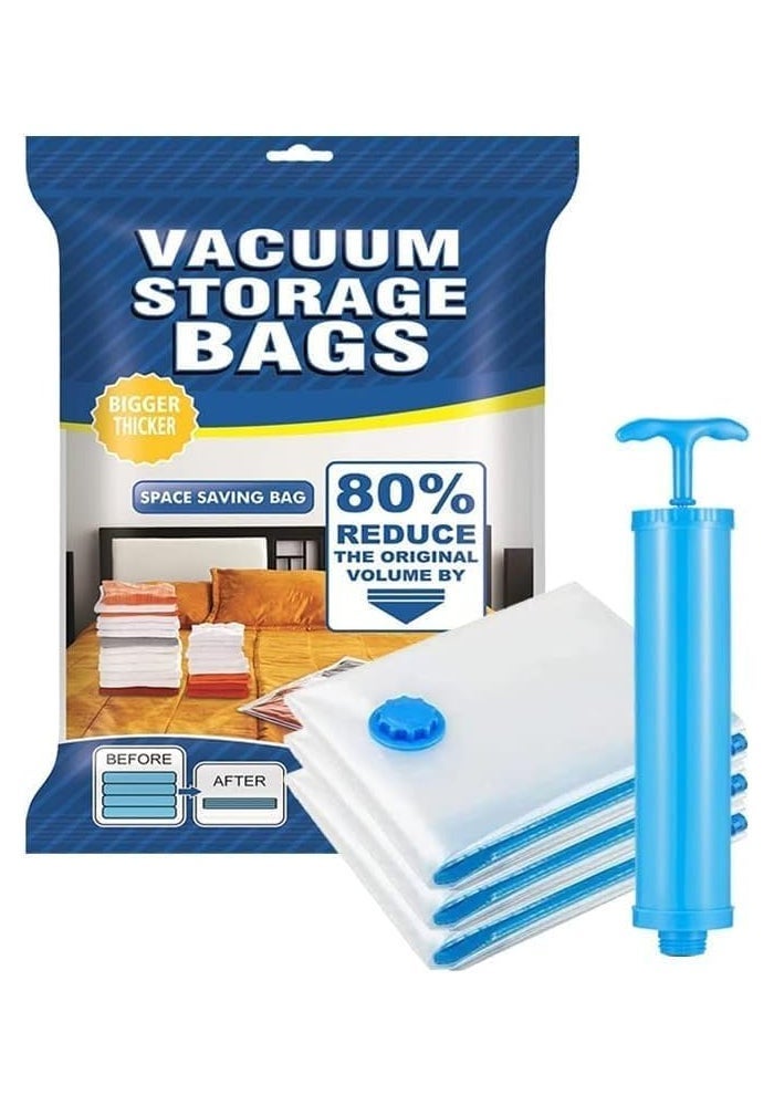 BS B&S Vacuum Storage Bag 6pc Set with Hand Pump - Image 1