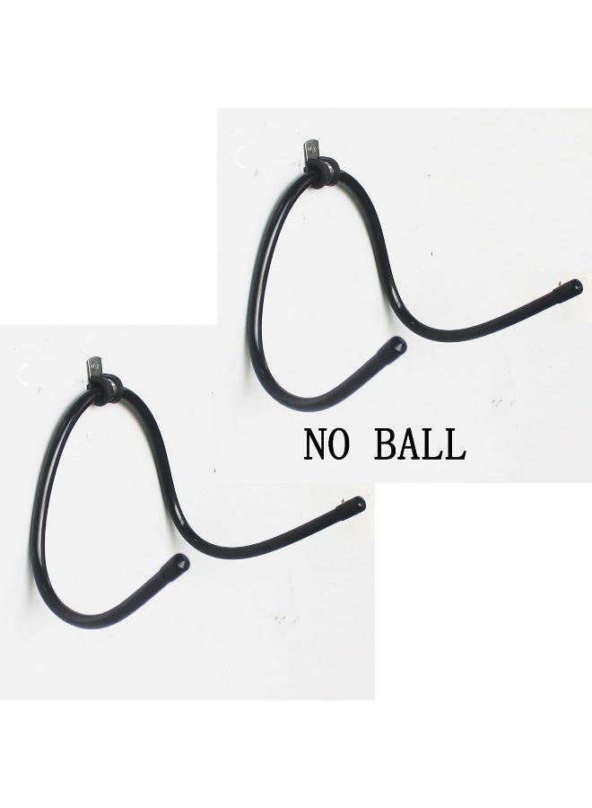 YYST Football Wall Mount Football Wall Rack Holder Display Storage Rack Black-No Ball Included - Image 3