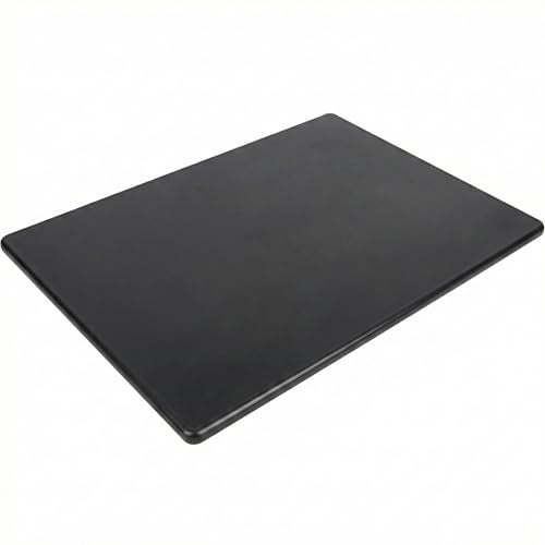 Thirteen Chefs Commercial Grade Black Cutting Board - 20 x 15 Inch Extra Large, 0.5" Thick HDPP Plastic with NSF Stamp for Restaurants Kitchens and Food Service - Image 1