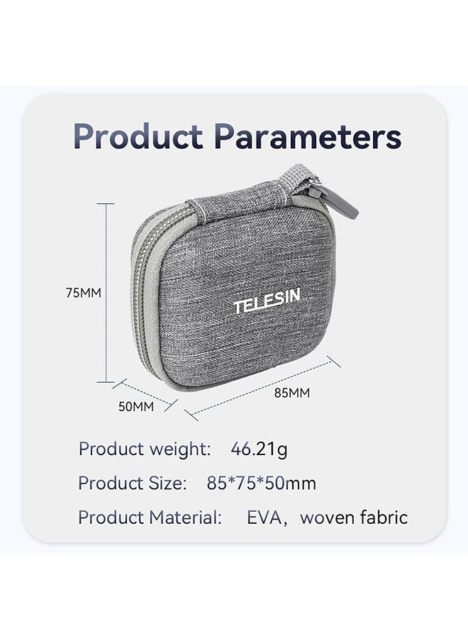 TELESIN IS-HCC-001 Sports Camera Case Digital Camera Case Portable Storage Bag for Camera Protective Bag for Digital Camera with Semi-open Design - Image 2