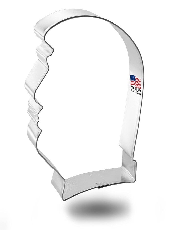 CookieCutter.com Donald Trump Cookie Cutter 3.75 Inch - Made in the USA – Foose Cookie Cutters Tin Plated Steel Donald Trump Cookie Mold - Image 1