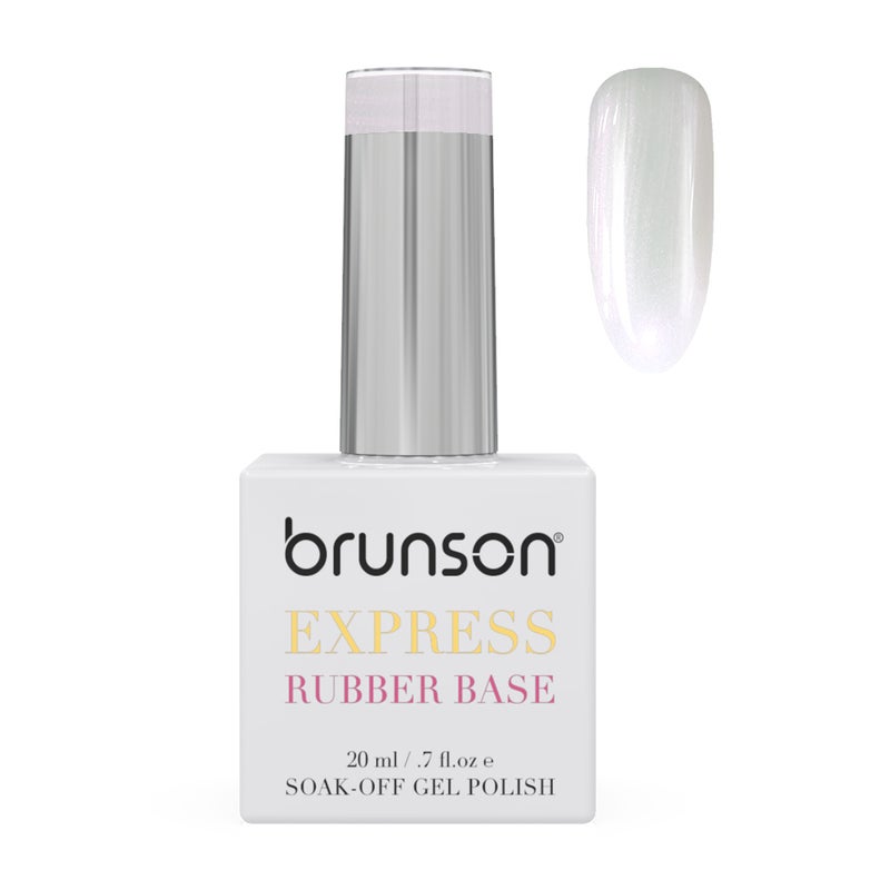 brunson TPO free Rubber Base Gel polish 20ml Soak Off Base Coat for Nail Strengthening Long Lasting Gel Polish Base for Chip Free Shine Brittle Nails UV Rubber base Russian manicure Non Yellowing salon manicure - Image 1