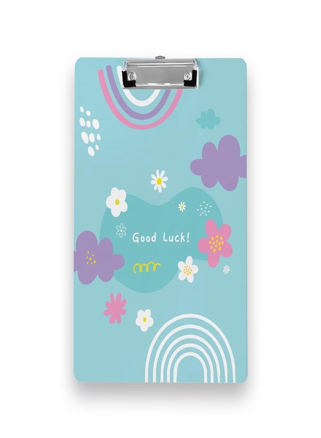 Articious Clipboard Drawing, Writing, Exam Board with Clip (Size - 24x36 cm) Sturdy, Lightweight for Office, School, College - Good Luck - Image 3