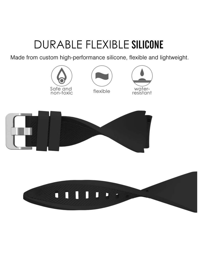 Soft Silicone Watch Band Compatible With Samsung Galaxy Watch 3/Gear S3/Frontier Amazfit Bip/Active Huawei Watch GT 2/2E Bracelet 22-46mm - Image 4