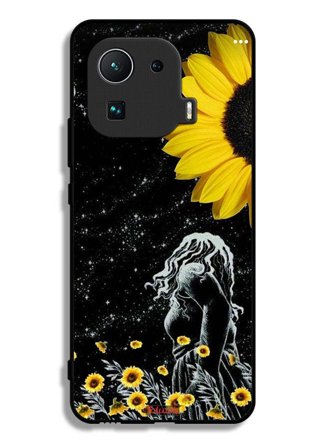 Tolwak Xiaomi Mi 11 Pro Protective Case Cover Girl Look At Moon Art - Image 2