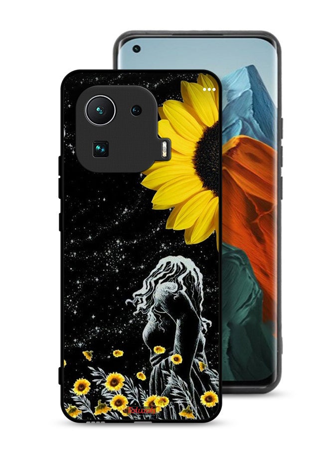Tolwak Xiaomi Mi 11 Pro Protective Case Cover Girl Look At Moon Art - Image 1