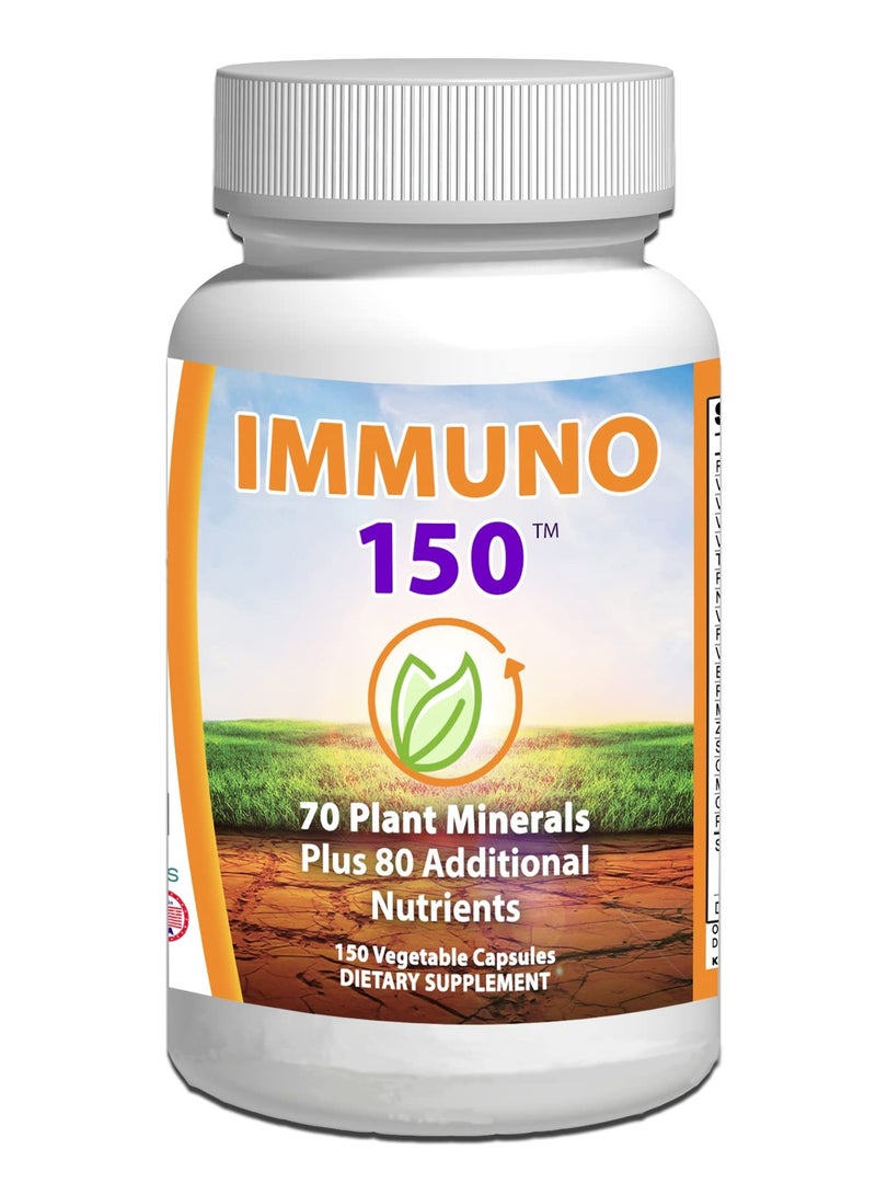 IMMUNO 150 - The Ultimate Multivitamin & Immune Support Supplement - 150 Capsules