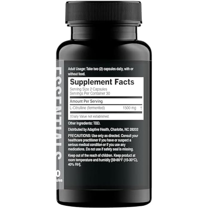 Nugenix Essentials L-Citrulline Supplement for Enhanced Blood Flow and Performance - 1500 mg, 60 Capsules - Image 2