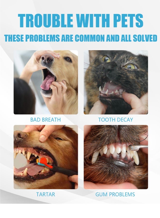 YEGBONG ADVANCED Pet Dental Care Toothpaste,Tooth Cleaning Spray for Dogs and Cats, Oral Spray for Pets, Toothpaste for PETs, for Cleaning PET Teeth and PET Breath, Against Plaque, Tartar - Image 5