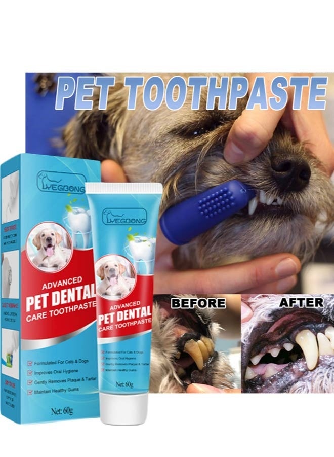 YEGBONG ADVANCED Pet Dental Care Toothpaste,Tooth Cleaning Spray for Dogs and Cats, Oral Spray for Pets, Toothpaste for PETs, for Cleaning PET Teeth and PET Breath, Against Plaque, Tartar - Image 1