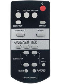 erorex Replaced Fsr73 Zp80760 Remote Compatible Withyamaha Home Audio Receiver Srt 700 Yas 105 Ts 1050 Yas 105 Ts1050 Srt700 Fsr73 Yas105 Zp80760  - Image 1