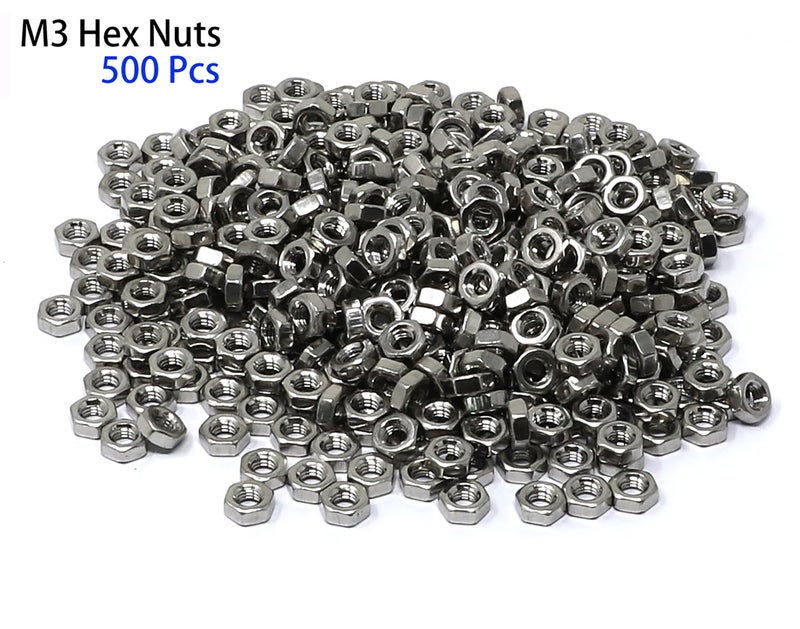 Iexcell 1500 Pcs M3 X 4/6/8/10/12/16/20/25/30/35/40/45/50 Stainless Steel 304 Hex Socket Head Cap Screws Blots Nuts Washers Assortment Kit - Image 4