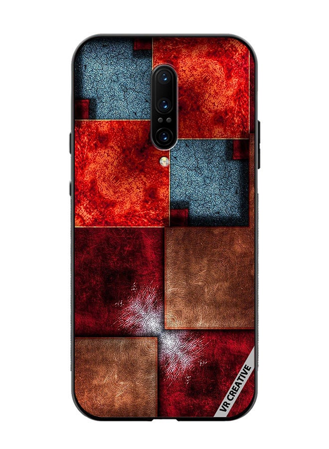 VR CREATIVE Protective Case Cover For OnePlus 7 Pro Abstract Design Multicolour - Image 1