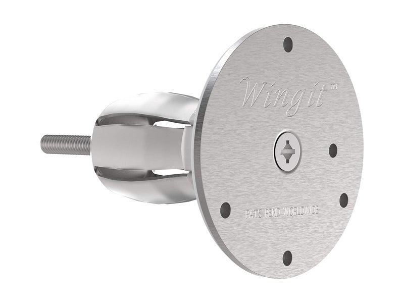 WingIts RC-SSBGBW40-2 Stainless Steel Beast Standard Grab Bar Fastener with 4-Inch Screw, Set of 2 - Image 1
