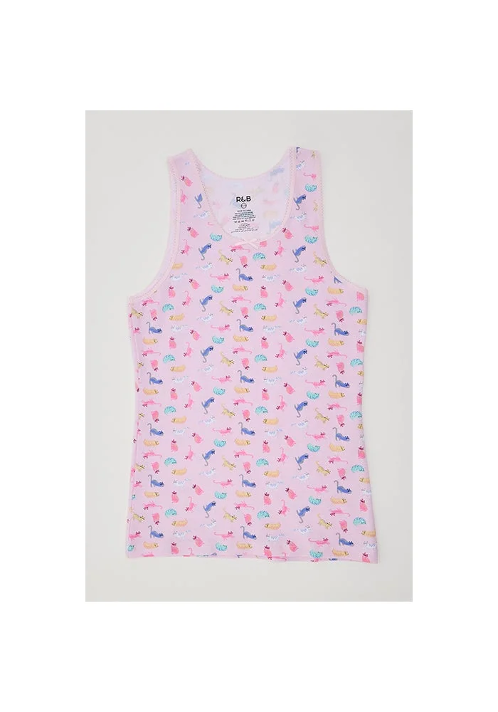 R&b 3 Pack Printed Sleeveless Camisoles