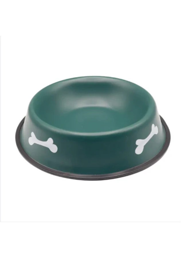 Dog Bowl with Cute Bone Print - size 6