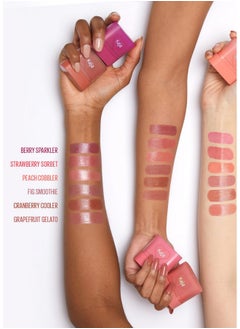 KAJA Kaja Dewy Bar - Creamy Multi-Stick Blusher & Lip Balm, Korean Cream Blush Stick for Cheeks and Lips, 45% Moisturizing Oil, Apple Extract, Vitamin-Hyaluronic Acid Infused, 04 Fig Smoothie Sorbet,10g  - Image 4