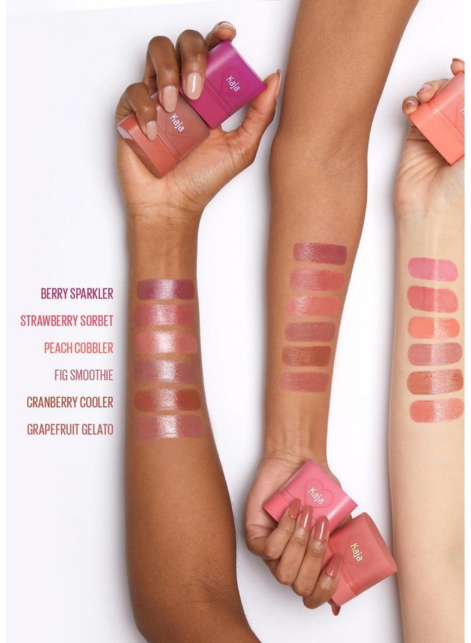 Kaja Dewy Bar - Creamy Multi-Stick Blusher & Lip Balm, Korean Cream Blush Stick for Cheeks and Lips, 45% Moisturizing Oil, Apple Extract, Vitamin-Hyaluronic Acid Infused, 04 Fig Smoothie Sorbet,10g - Image 4