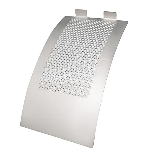 Quantfire Mesh Screen Draft Door for XLarge&2XLarge Big Green Egg Bottom Vent Accessories, Stainless Punched Mesh Panel - Image 1