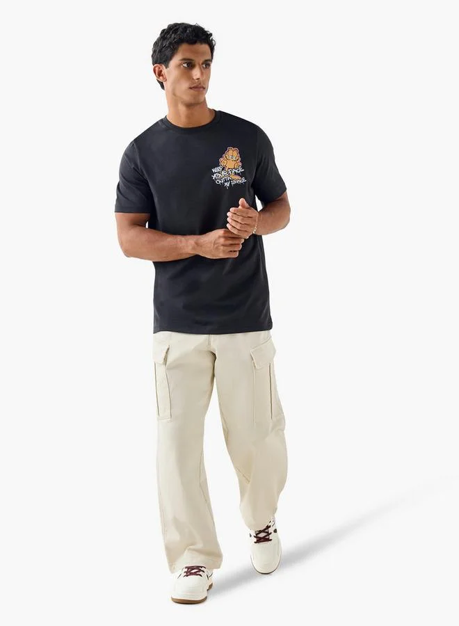 سبلاش فيڤ تيشيرت جارفيلد بأكمام قصيرة ورقبة دائرية