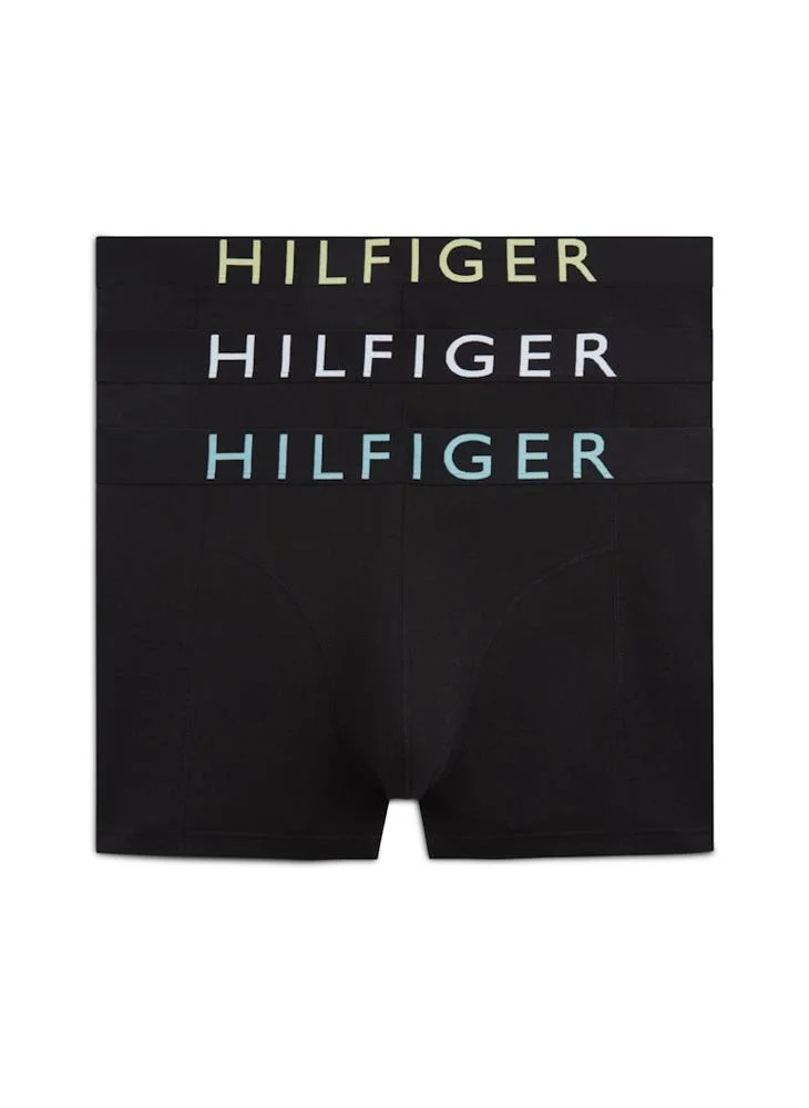 TOMMY HILFIGER 3-Pack Logo Waistband Trunks