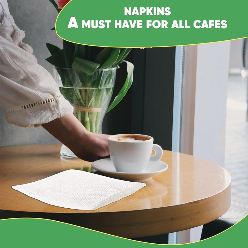 Perfect Stix Elegant Lunch Napkins. 250 Count Lunch Napkin 1 Ply Pack of 250, White. - Image 4